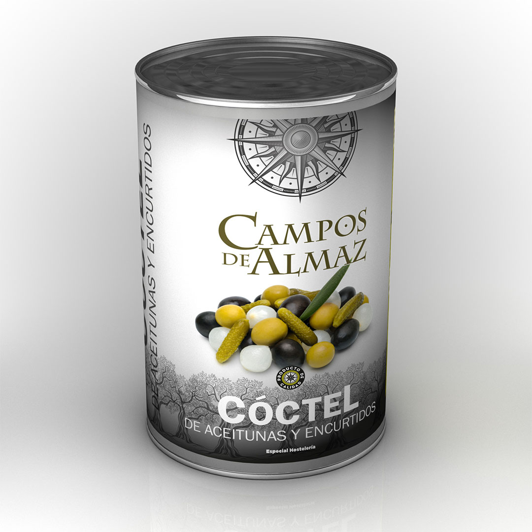 Coctel Aceitunas Y Encurtidos 5kg Campos De Almaz