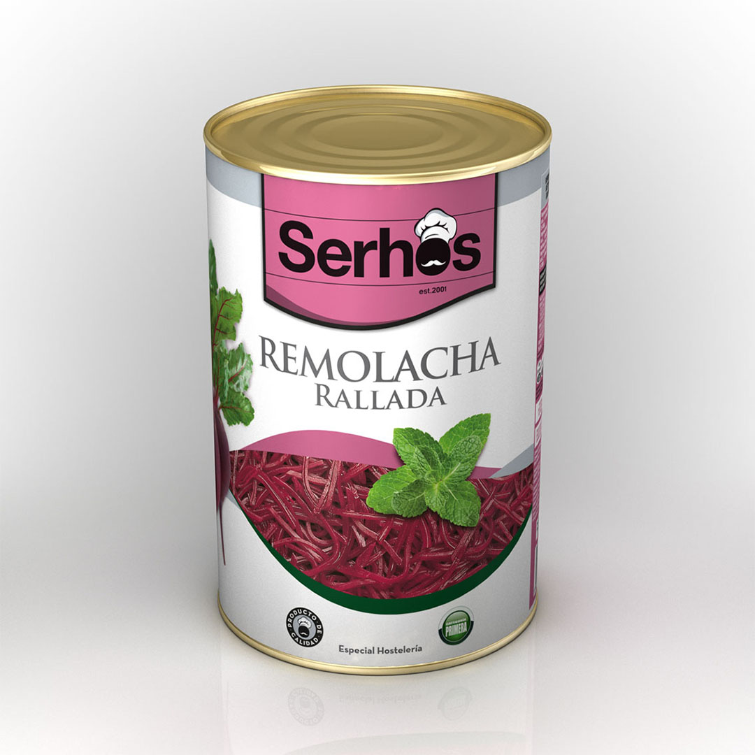 Remolacha Rallada 5 Kg Lata 5 Kg P.e. 2500 G Serhos